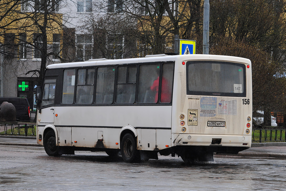 Leningrad region, PAZ-320412-05 "Vector" # 156