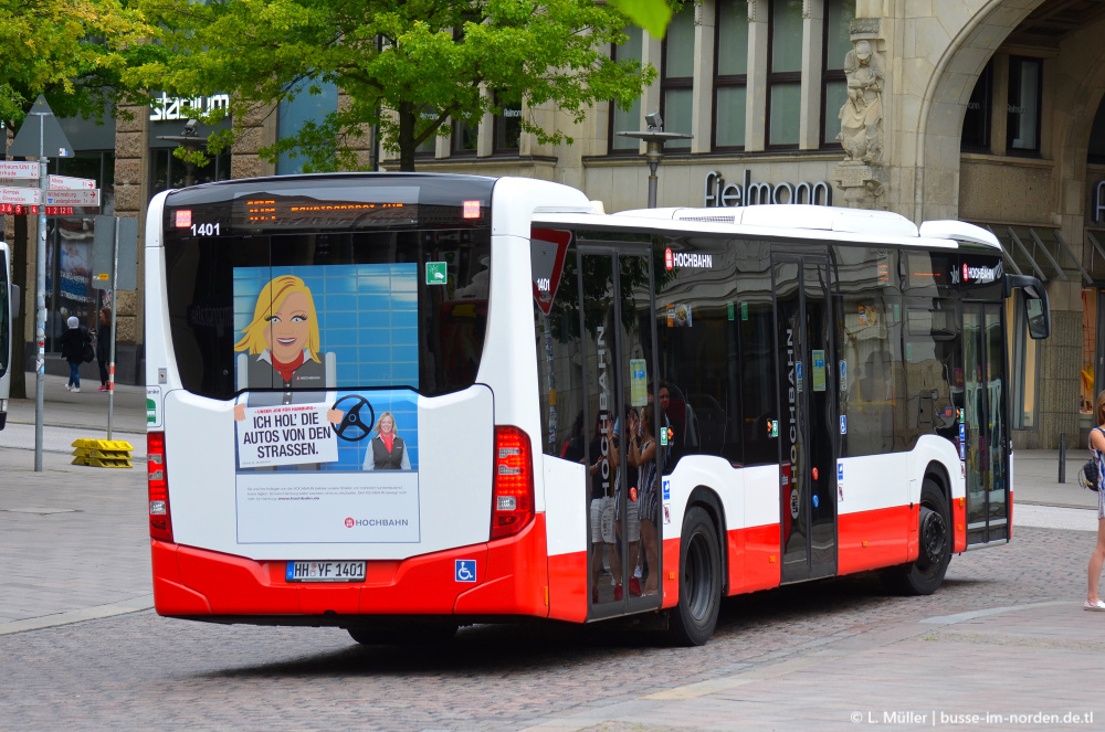 Гамбург, Mercedes-Benz Citaro C2 № 1401