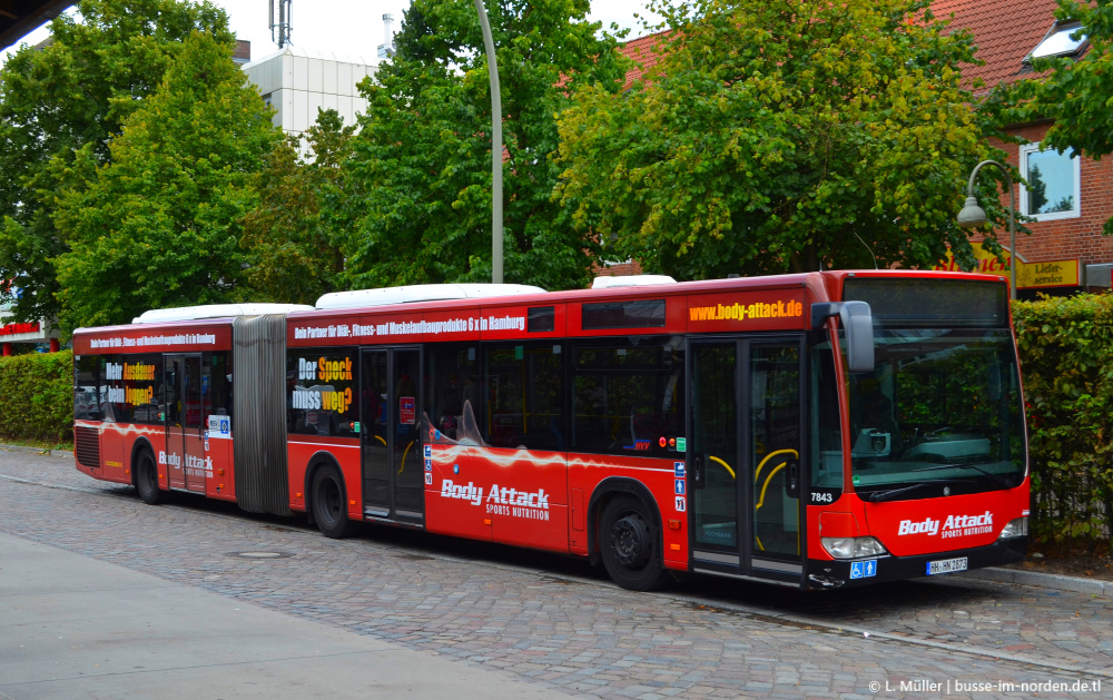 Гамбург, Mercedes-Benz O530G Citaro facelift G № 7843