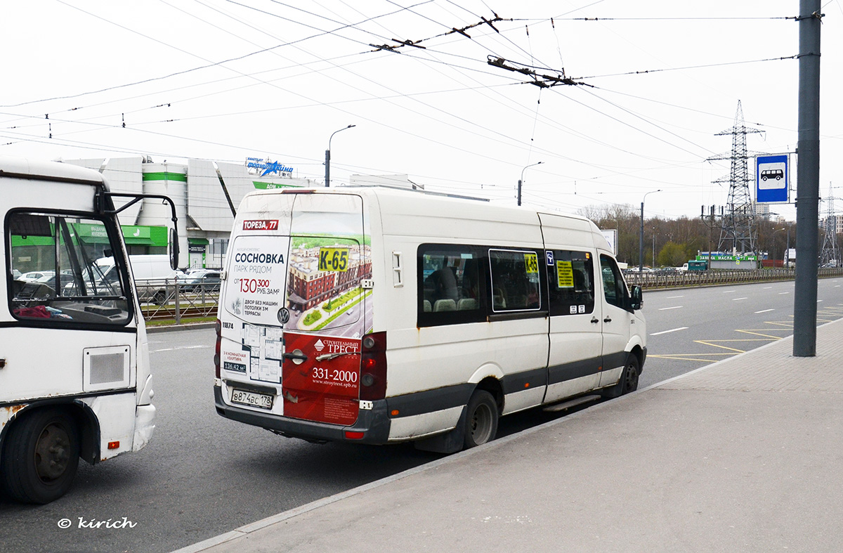 Санкт-Петербург, БТД-2219 (Volkswagen Crafter) № В 874 ВС 178