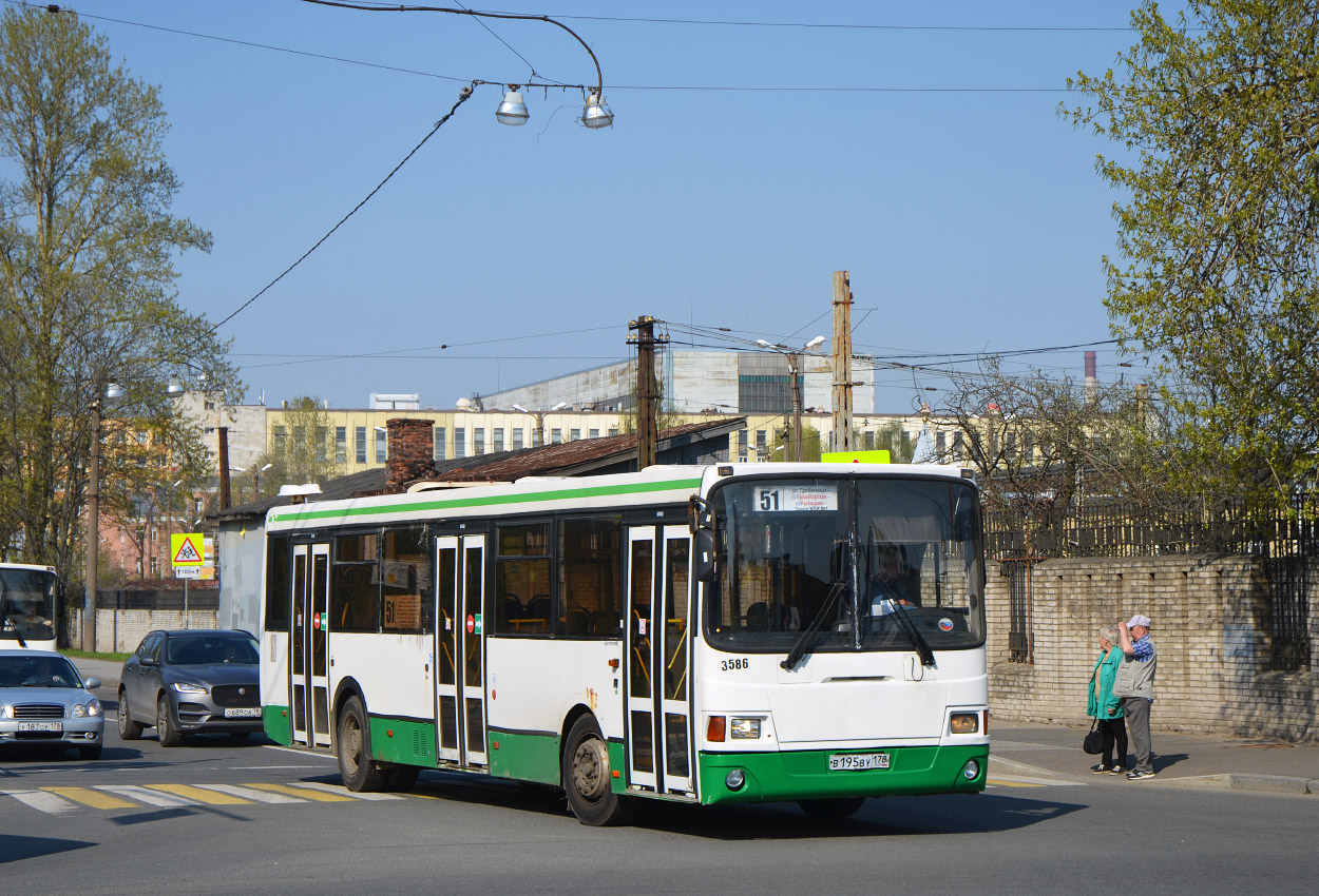 Санкт-Петербург, ЛиАЗ-5293.53 № 3586