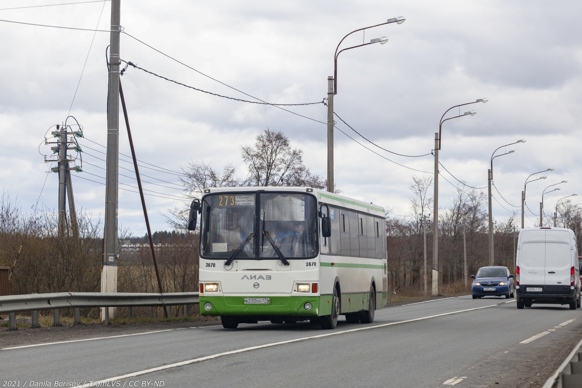 Санкт-Петербург, ЛиАЗ-5293.60 № 3670