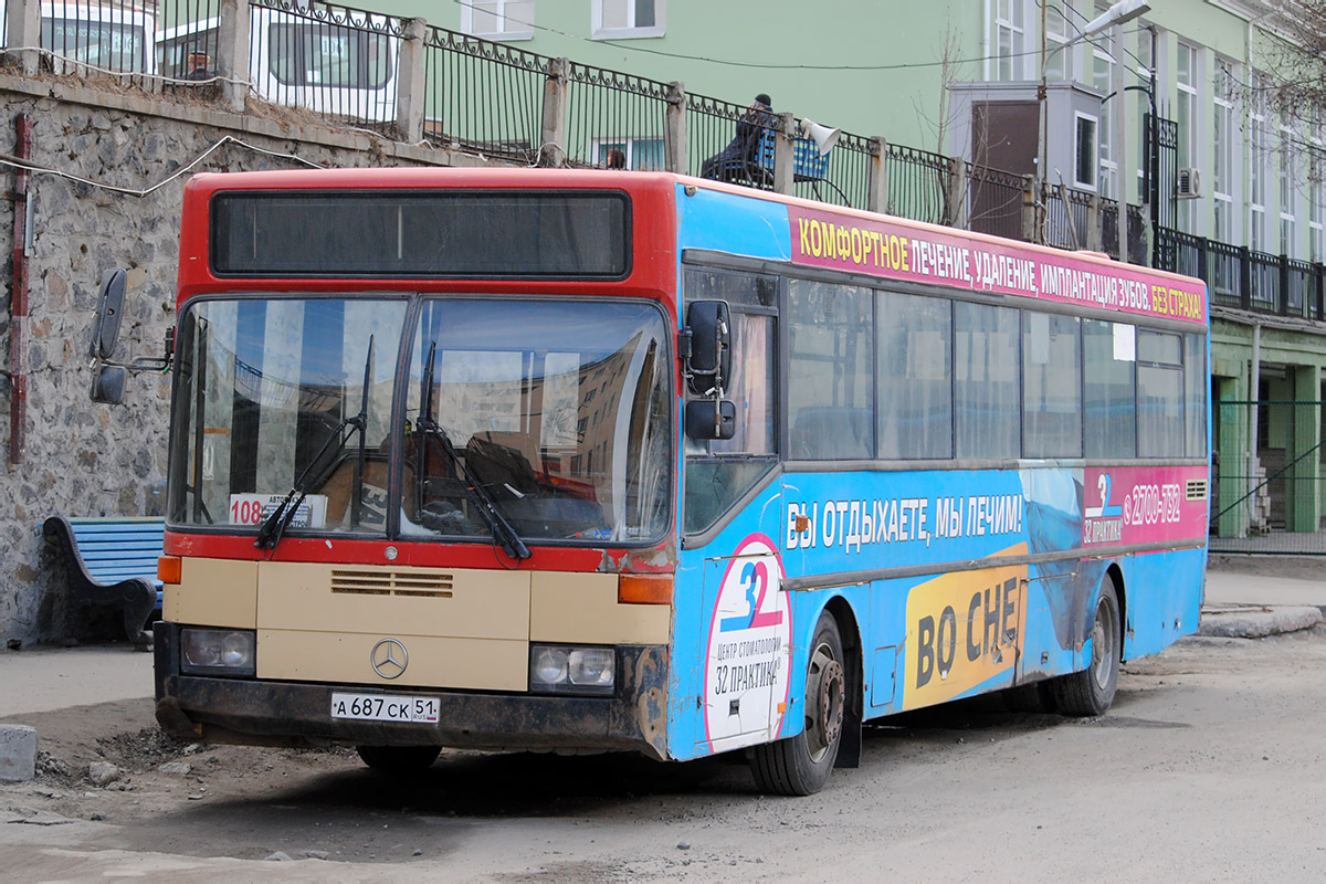 Murmansk region, Mercedes-Benz O405 № А 687 СК 51