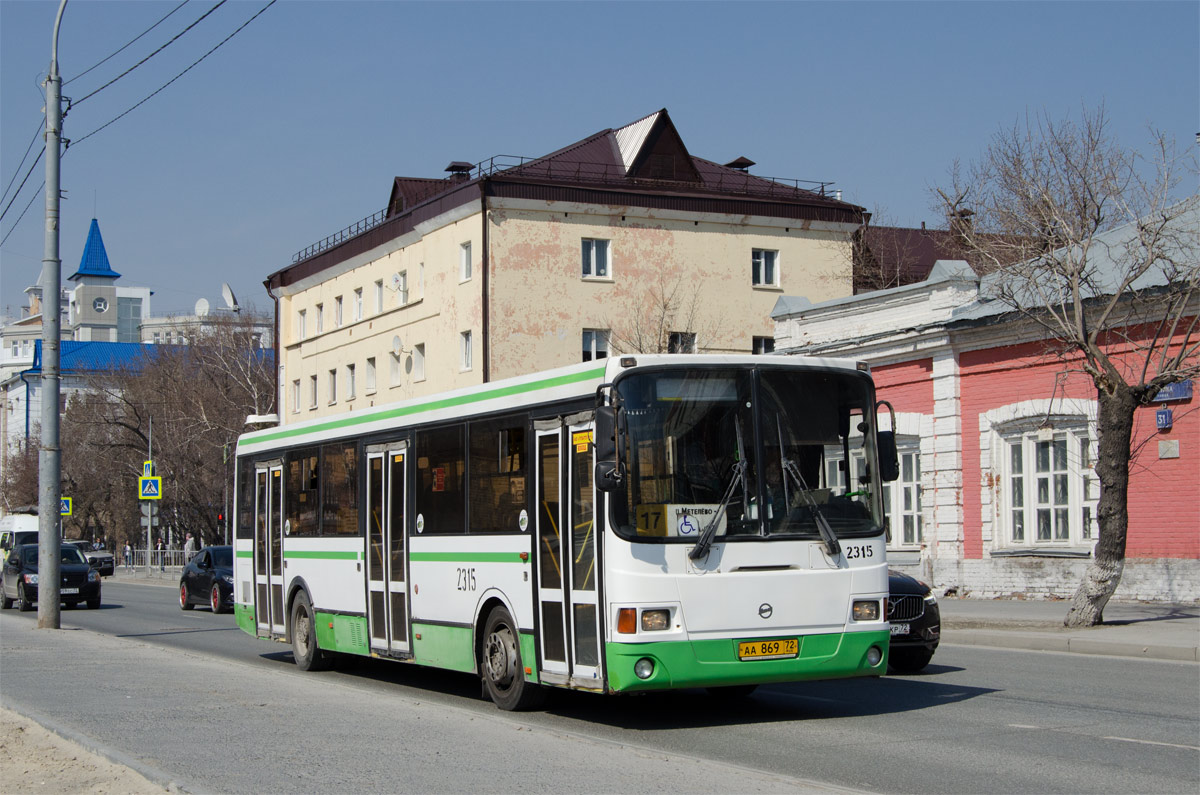 Тюменская область, ЛиАЗ-5293.54 № 2315