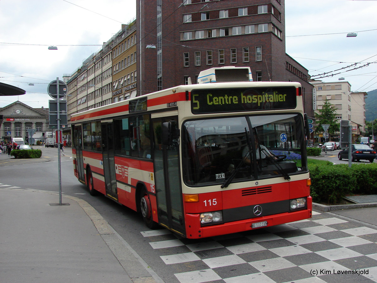 Швейцария, Mercedes-Benz O405N № 115