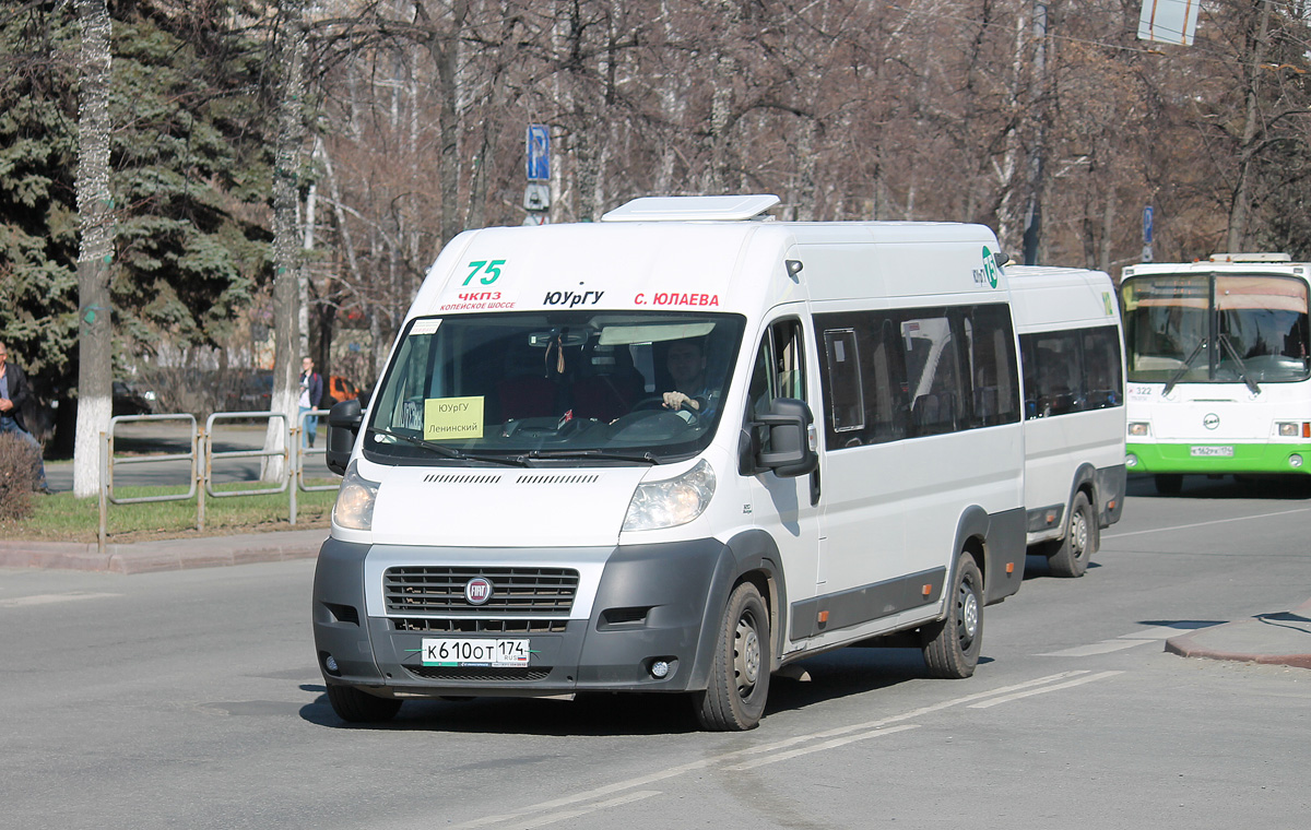 Chelyabinsk region, Nizhegorodets-FST613 (FIAT Ducato) Nr. К 610 ОТ 174