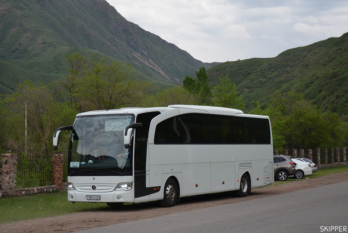 Алматы, Mercedes-Benz Travego II 15RHD facelift № 989 DFB 02