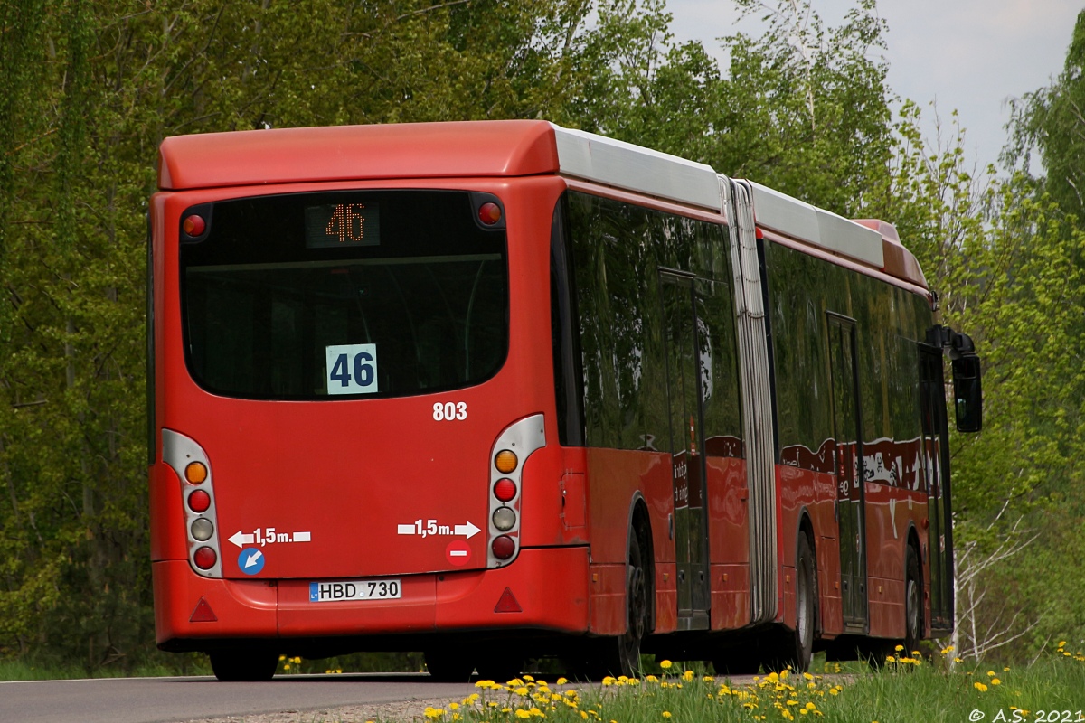 Литва, Van Hool New AG300 № 803