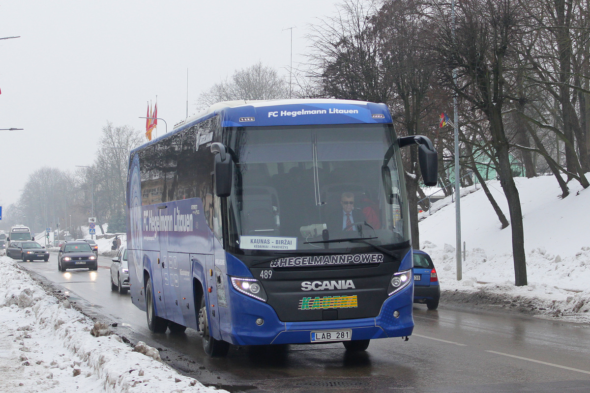 Литва, Scania Touring HD 12.0 № 489