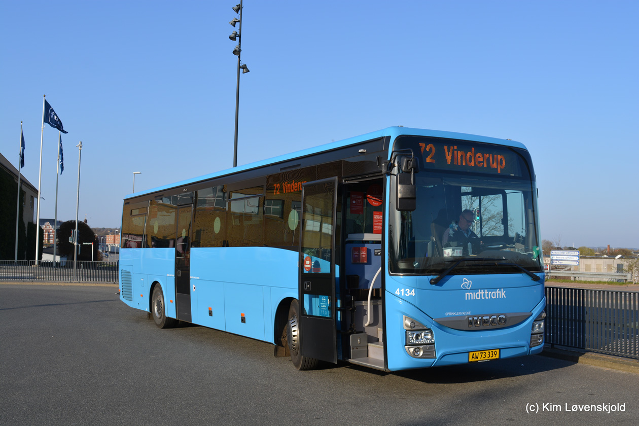 Дания, IVECO Crossway LINE 12M № 4134