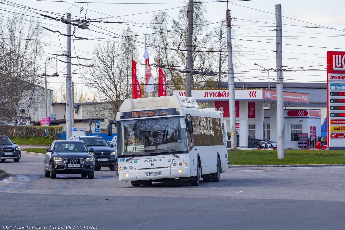 Новгородская область, ЛиАЗ-5292.67 (CNG) № 331