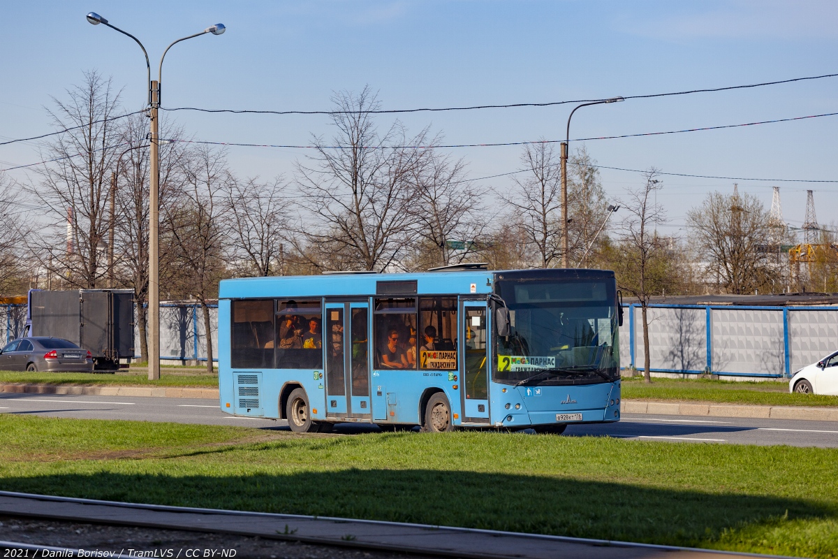Санкт-Петербург, МАЗ-206.067 № В 928 КТ 178