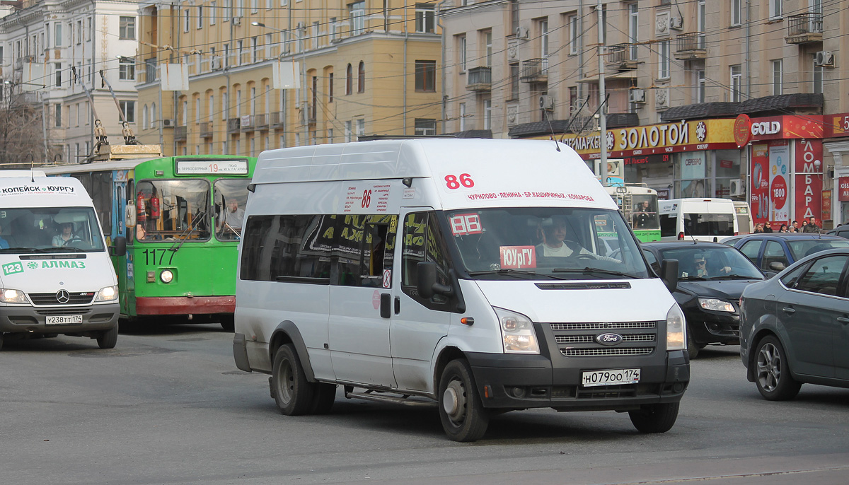 Chelyabinsk region, Nizhegorodets-222709  (Ford Transit) č. Н 079 ОО 174