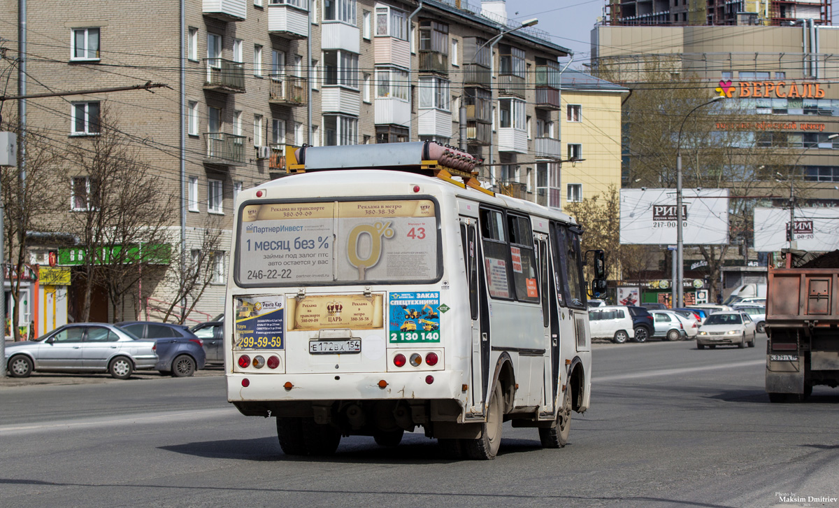 Новосибирская область, ПАЗ-32054 № Е 172 ВХ 154