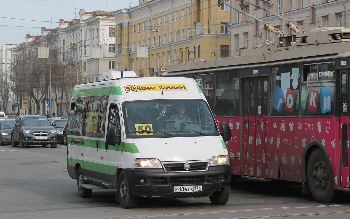 Челябинская область, FIAT Ducato 244 CSMMC-RLL, -RTL № К 184 ТХ 174