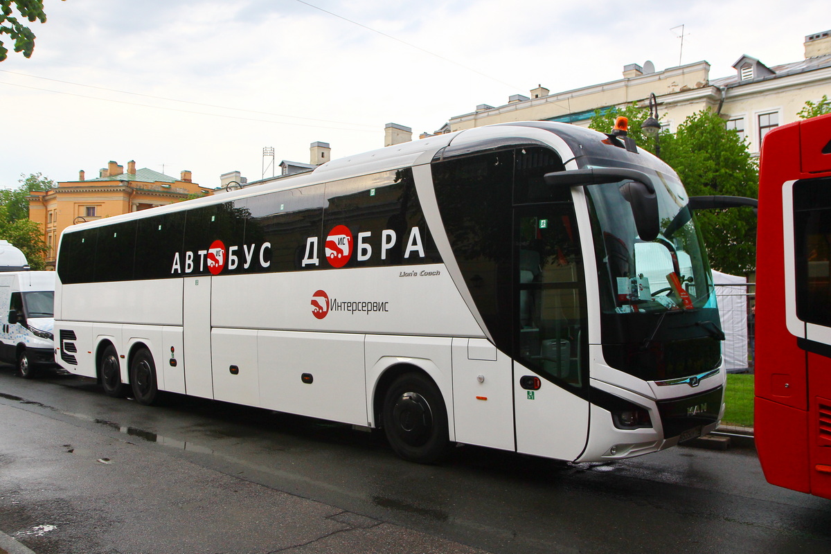 Санкт-Петербург, MAN R08 Lion's Coach L RHC444 L № В 535 ОУ 198; Санкт-Петербург — II Международный транспортный фестиваль "SPbTransportFest-2021"