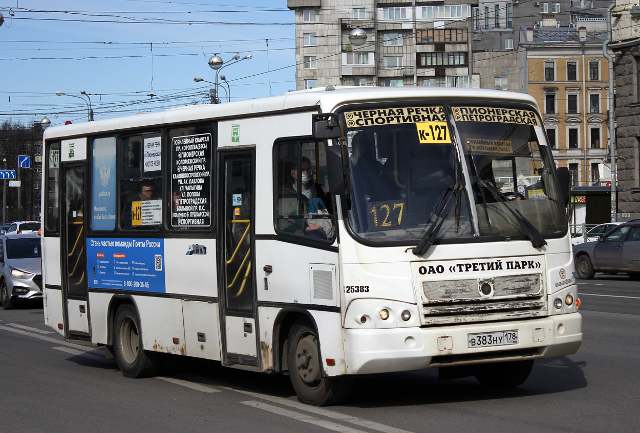 Санкт-Петербург, ПАЗ-320402-05 № В 383 НУ 178