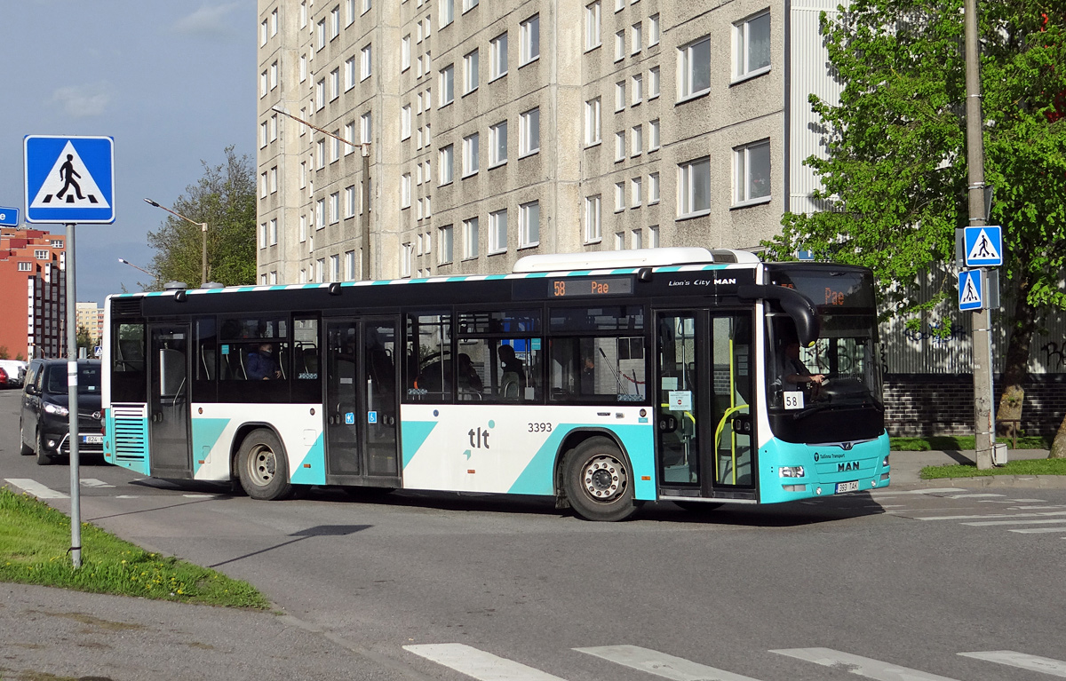 Эстония, MAN A78 Lion's City LE EL293 № 3393