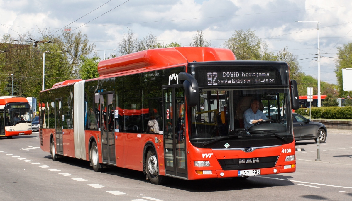 Литва, MAN A23 Lion's City G NG313 CNG № 4190