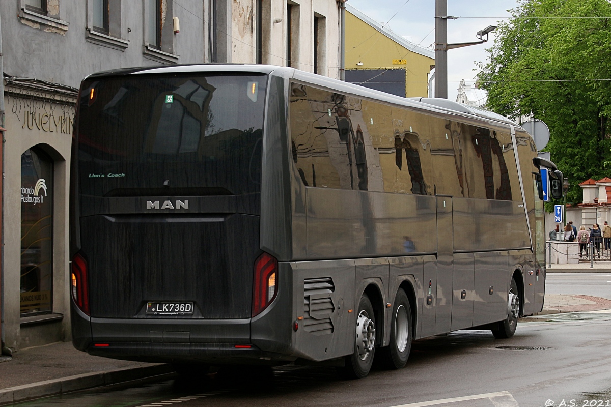 Литва, MAN R08 Lion's Coach L RHC474 L № LK 736 D