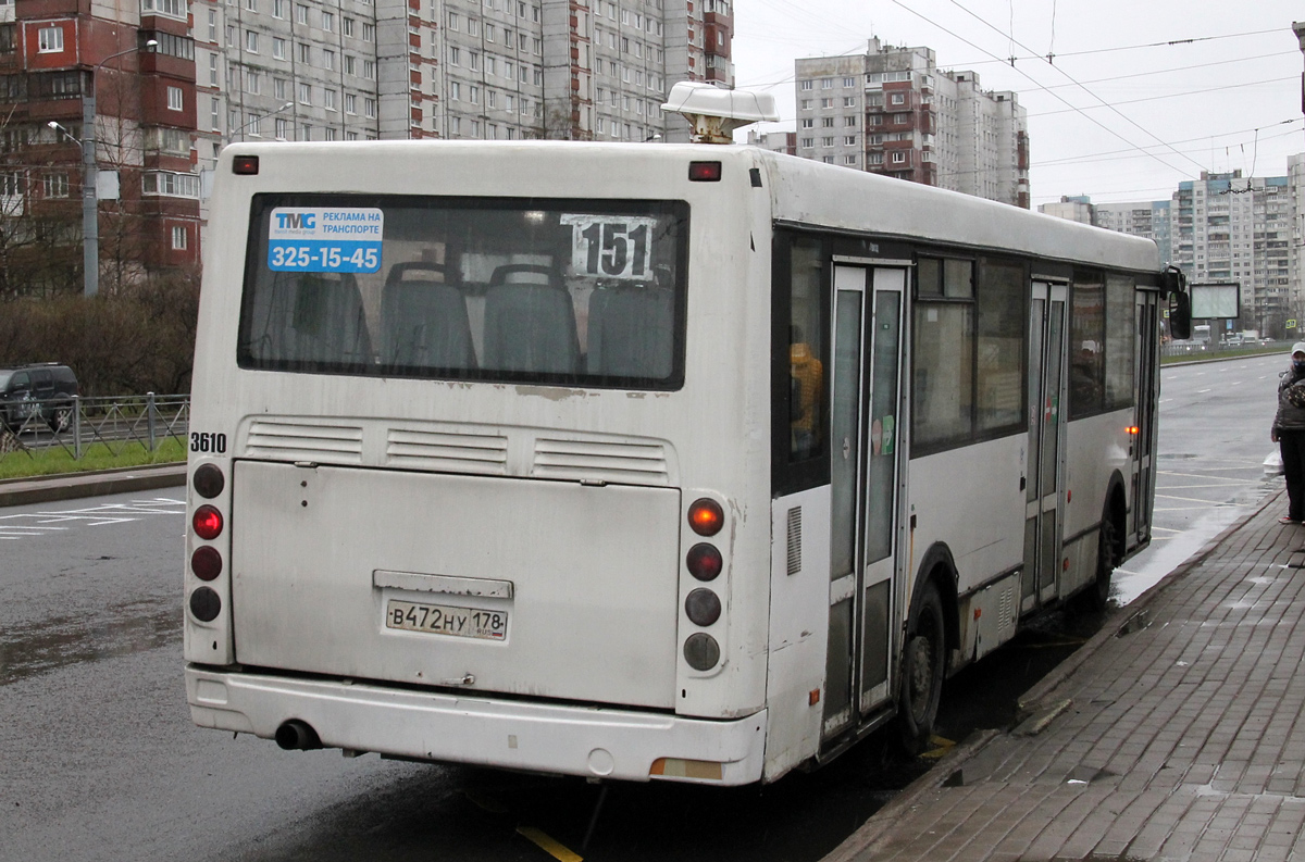 Sankt Petersburg, LiAZ-5293.53 Nr 3610