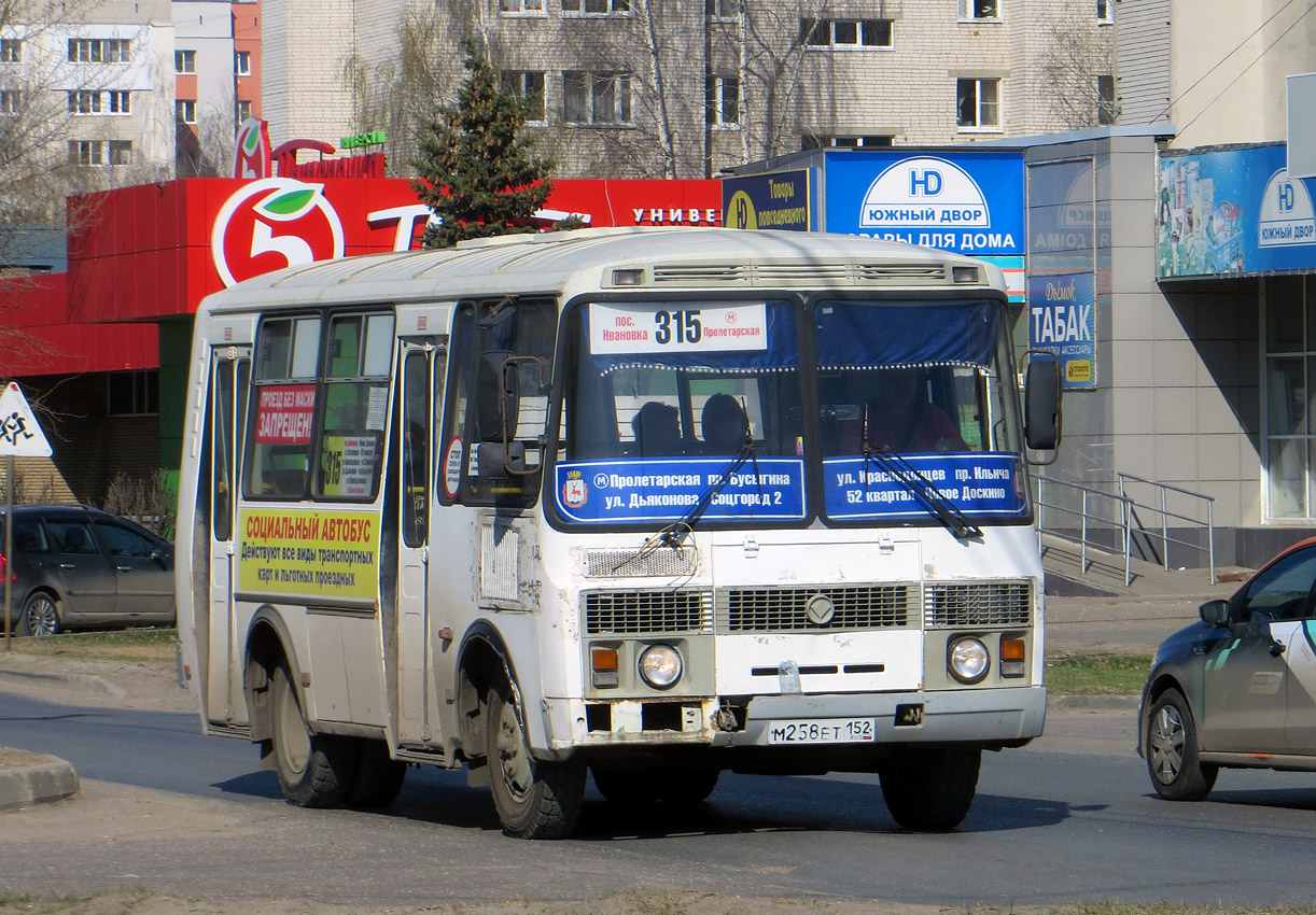 Нижегородская область, ПАЗ-32054 № М 258 ЕТ 152