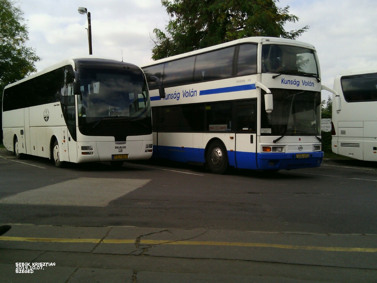 Венгрия, MAN R07 Lion's Coach RHC414 № FSJ-943; Венгрия, Ikarus EAG E99.07 № GOU-632