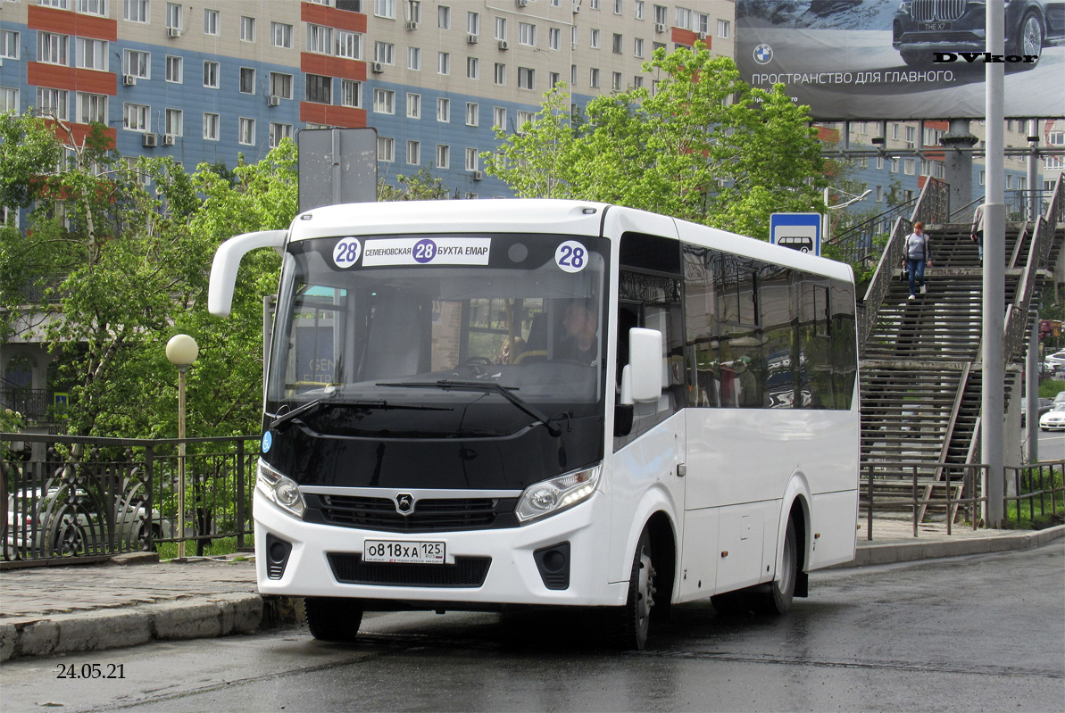 Приморский край, ПАЗ-320435-04 "Vector Next" № О 818 ХА 125