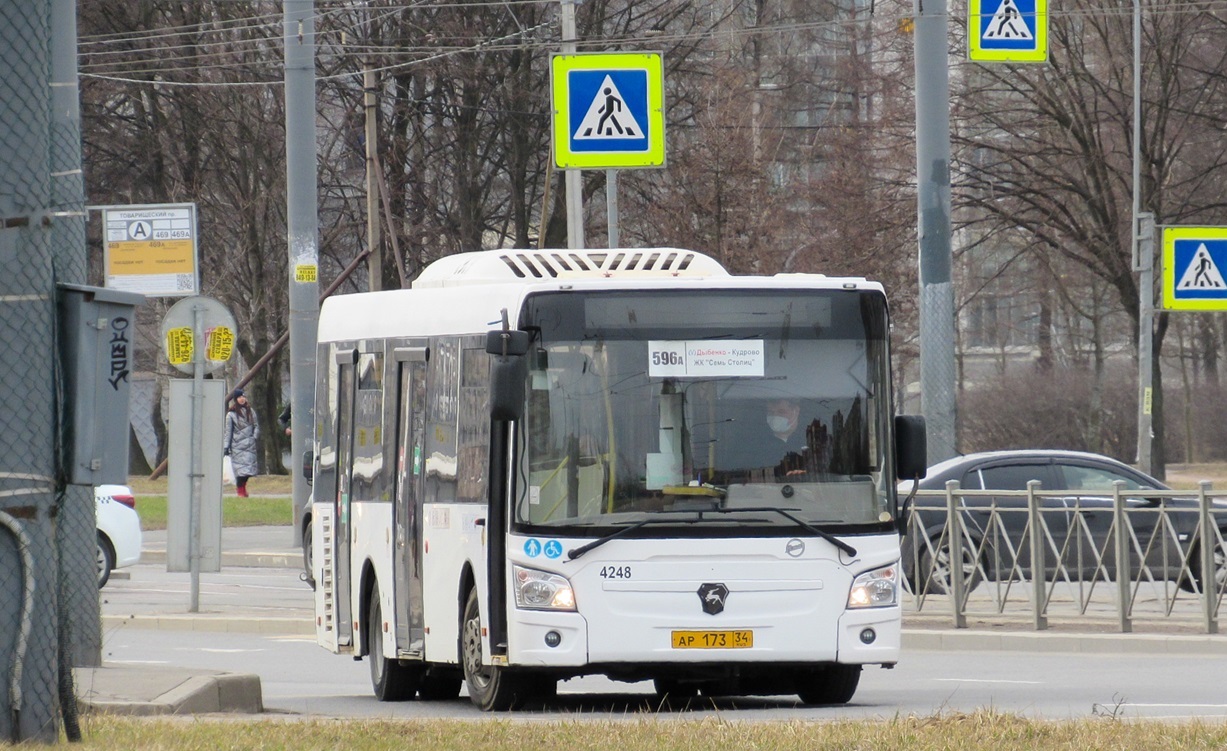 Санкт-Петербург, ЛиАЗ-4292.60 (1-2-1) № 4248