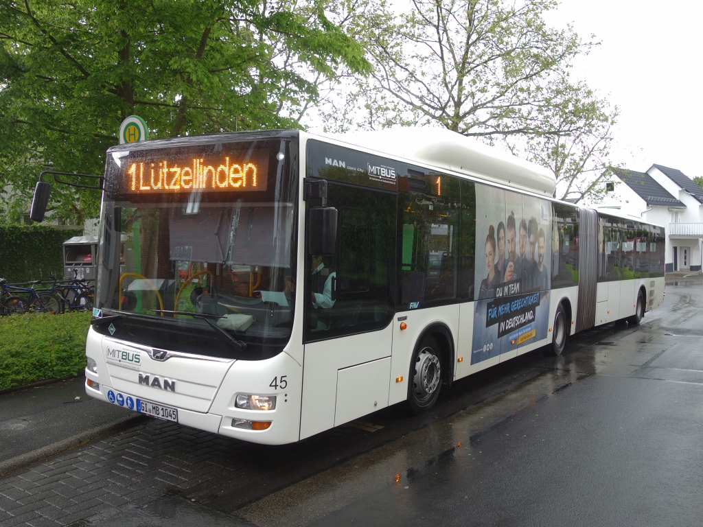 Гессен, MAN A23 Lion's City G NG313 CNG № 45