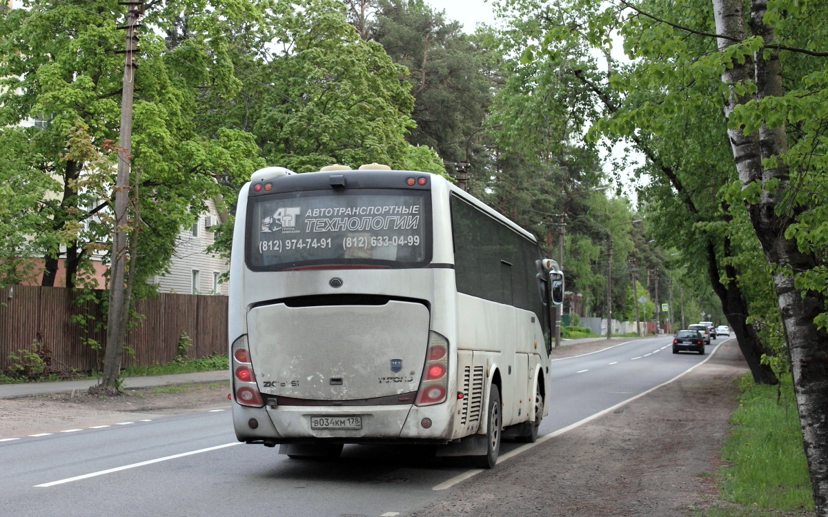 Санкт-Петербург, Yutong ZK6899HA № В 034 КМ 178