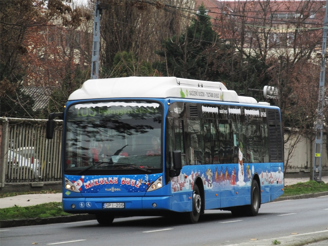 Vengrija, Van Hool New A330 CNG Nr. DPI-206