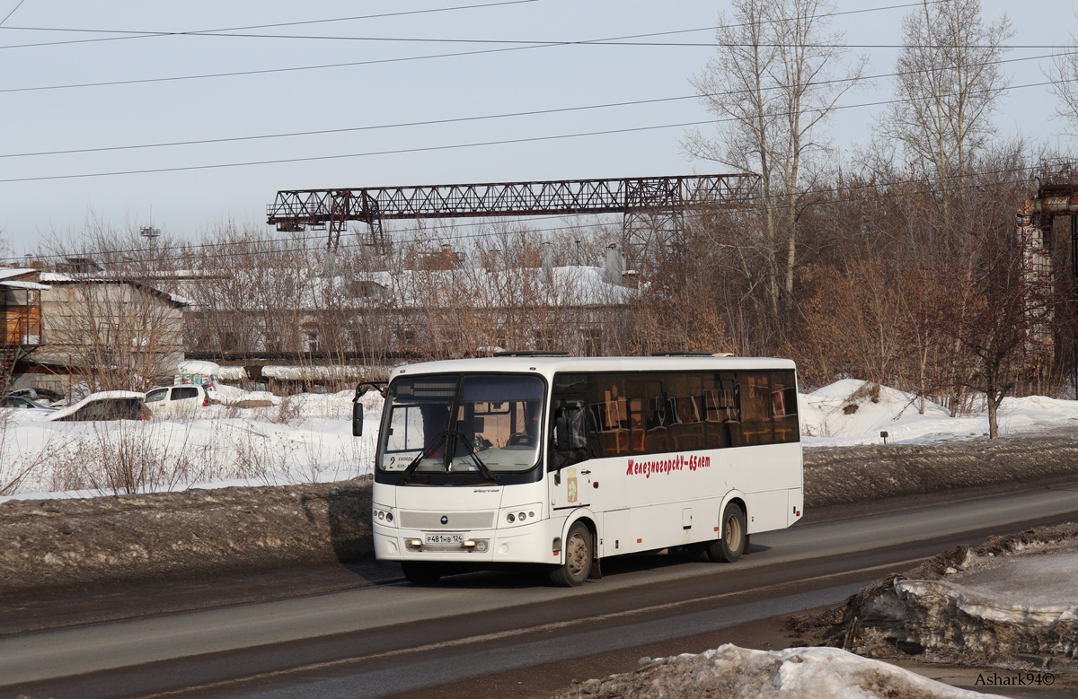 Красноярский край, ПАЗ-320414-05 "Вектор" (1-2) № Р 481 НВ 124