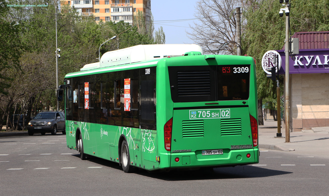 Алматы, Zhong Tong LCK6125HGAN № 3309