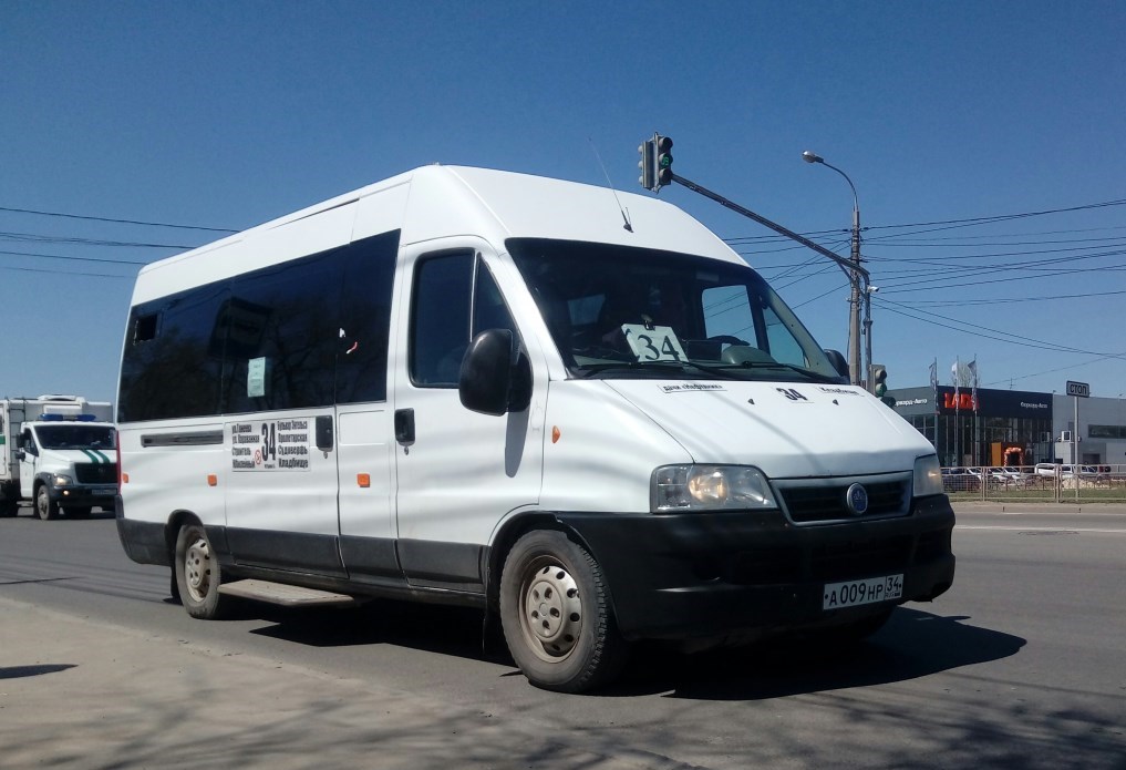 Волгоградская область, FIAT Ducato 244 CSMMC-RLL, -RTL № А 009 НР 34