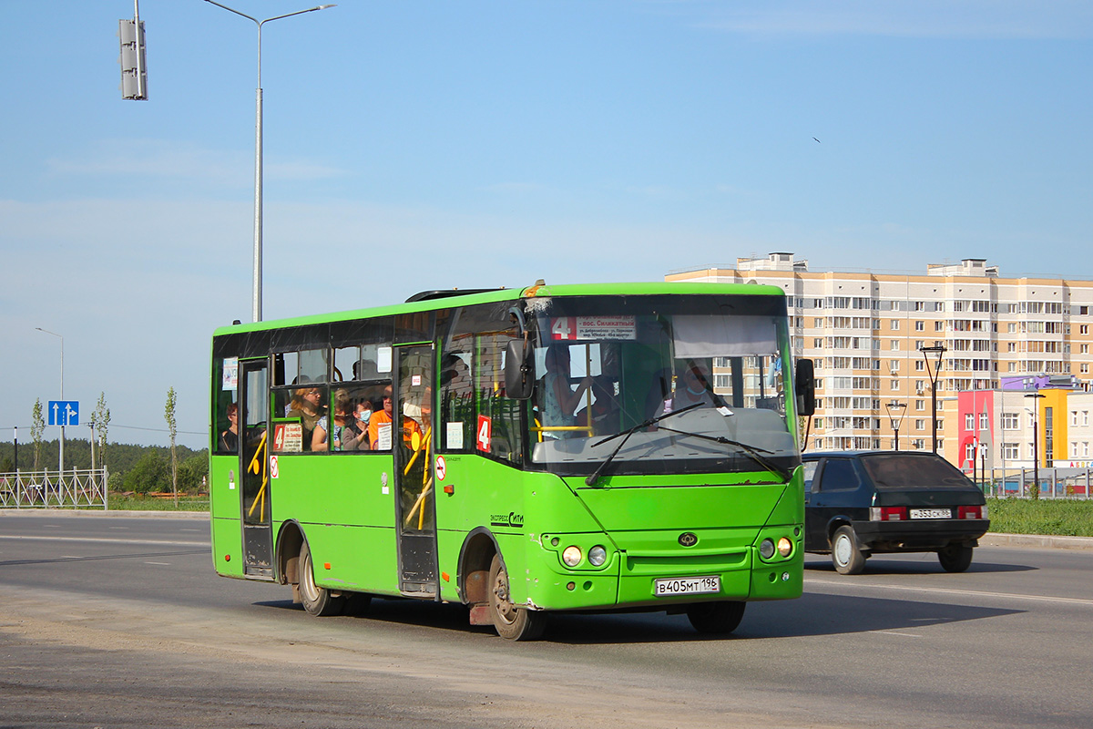 Свердловская область, Богдан А20111 № В 405 МТ 196