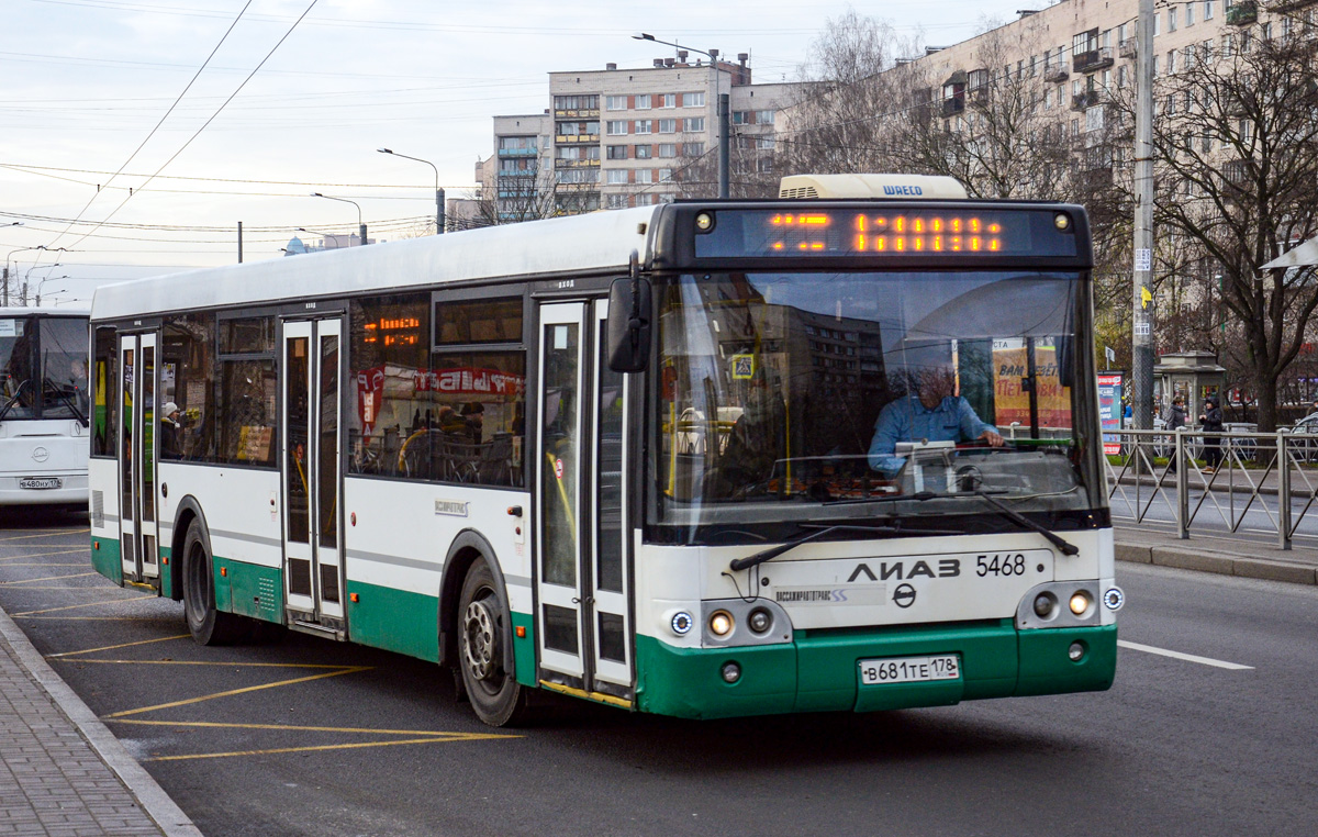 Санкт-Петербург, ЛиАЗ-5292.60 № 5468