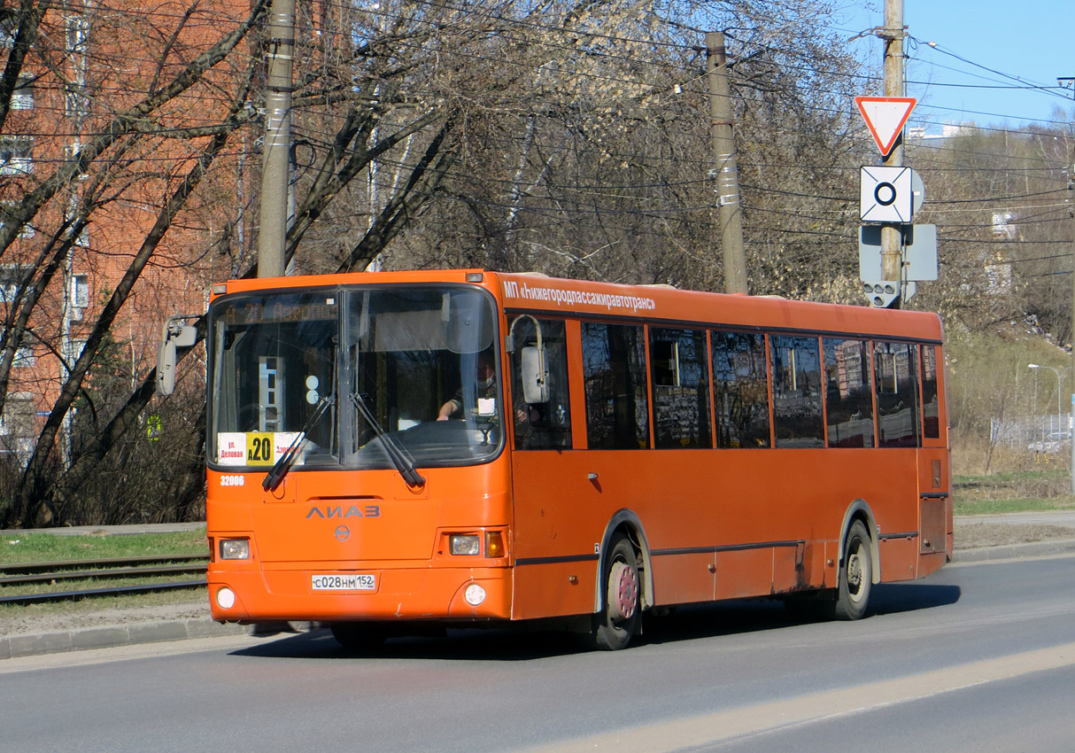 Нижегородская область, ЛиАЗ-5293.60 № 32006