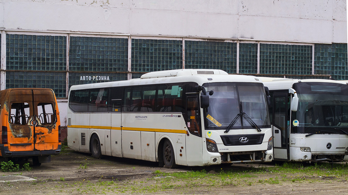 Московская область, Луидор-22340C (MB Sprinter 515CDI) № 3650; Московская область, Hyundai Universe Space Luxury № 3881