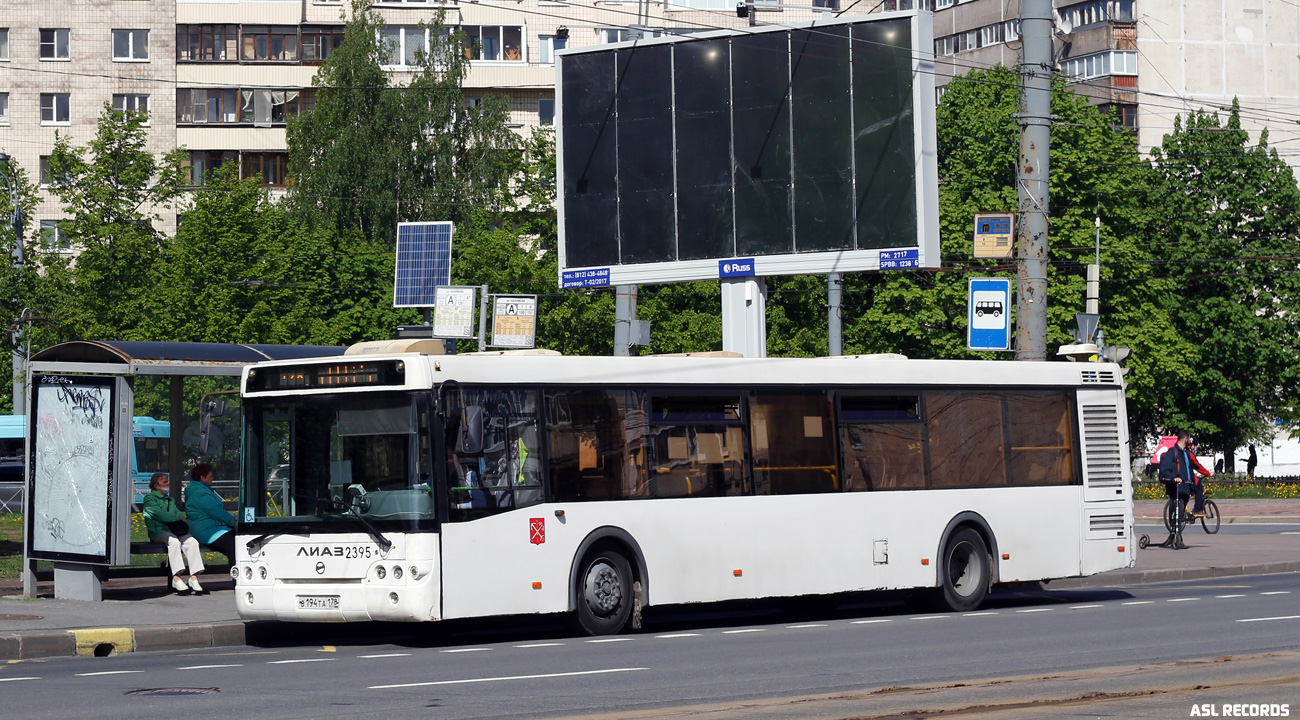 Санкт-Петербург, ЛиАЗ-5292.60 № 2395