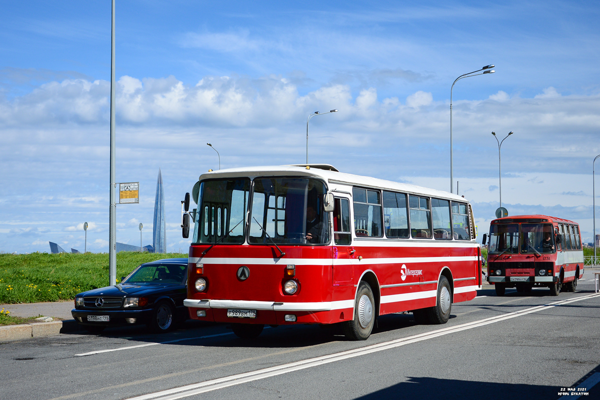 Санкт-Петербург, ЛАЗ-695Н № Р 989 ВМ 178; Санкт-Петербург — II Международный транспортный фестиваль "SPbTransportFest-2021"