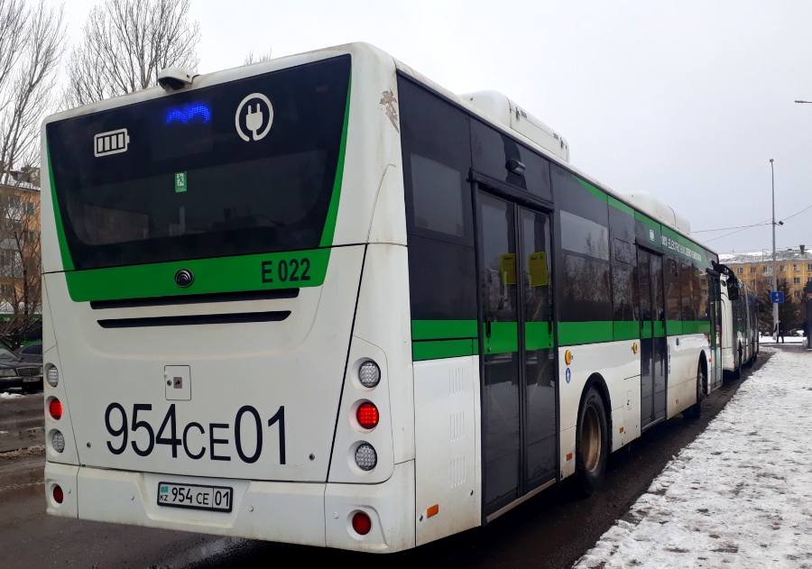 Астана, Yutong E12 (ZK6128BEVG) (СарыаркаАвтоПром) № E022