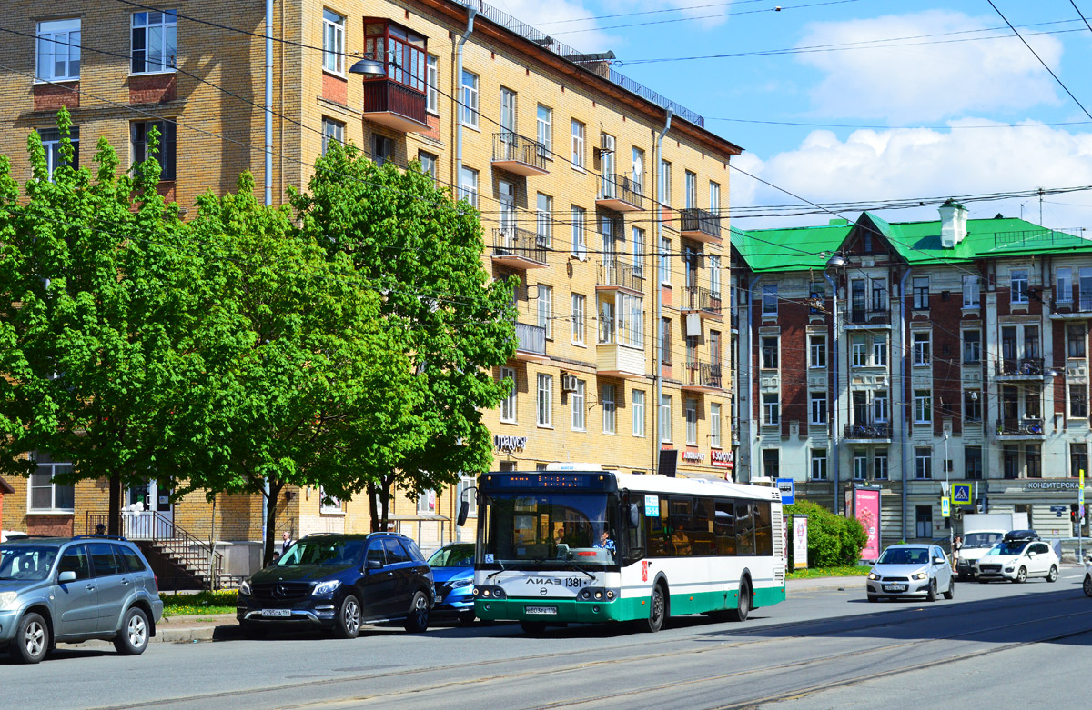 Санкт-Петербург, ЛиАЗ-5292.60 № 1381