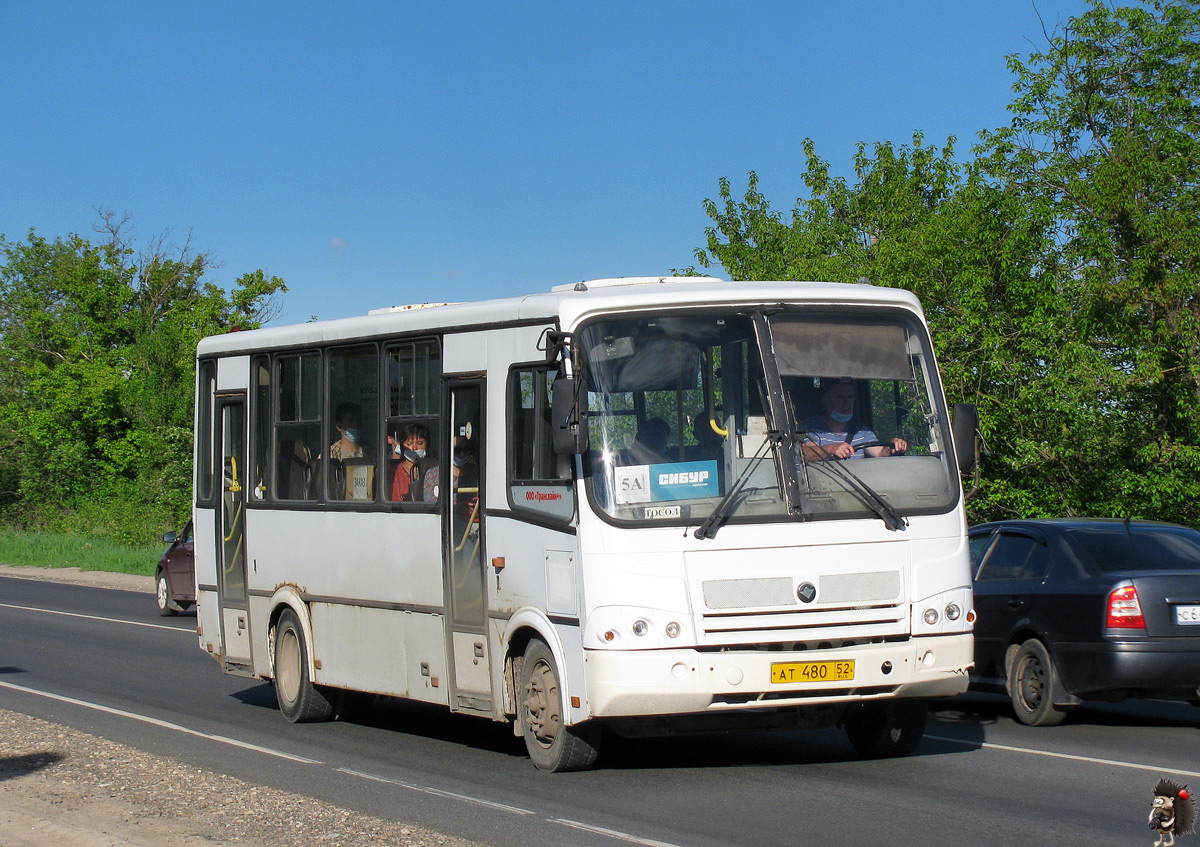 Nizhegorodskaya region, PAZ-320412-03 # АТ 480 52