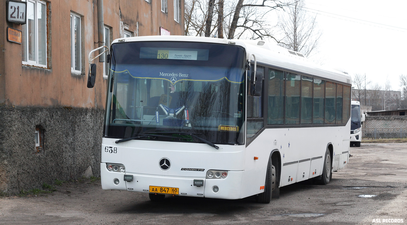 Псковская область, Mercedes-Benz O345 Conecto H № 638