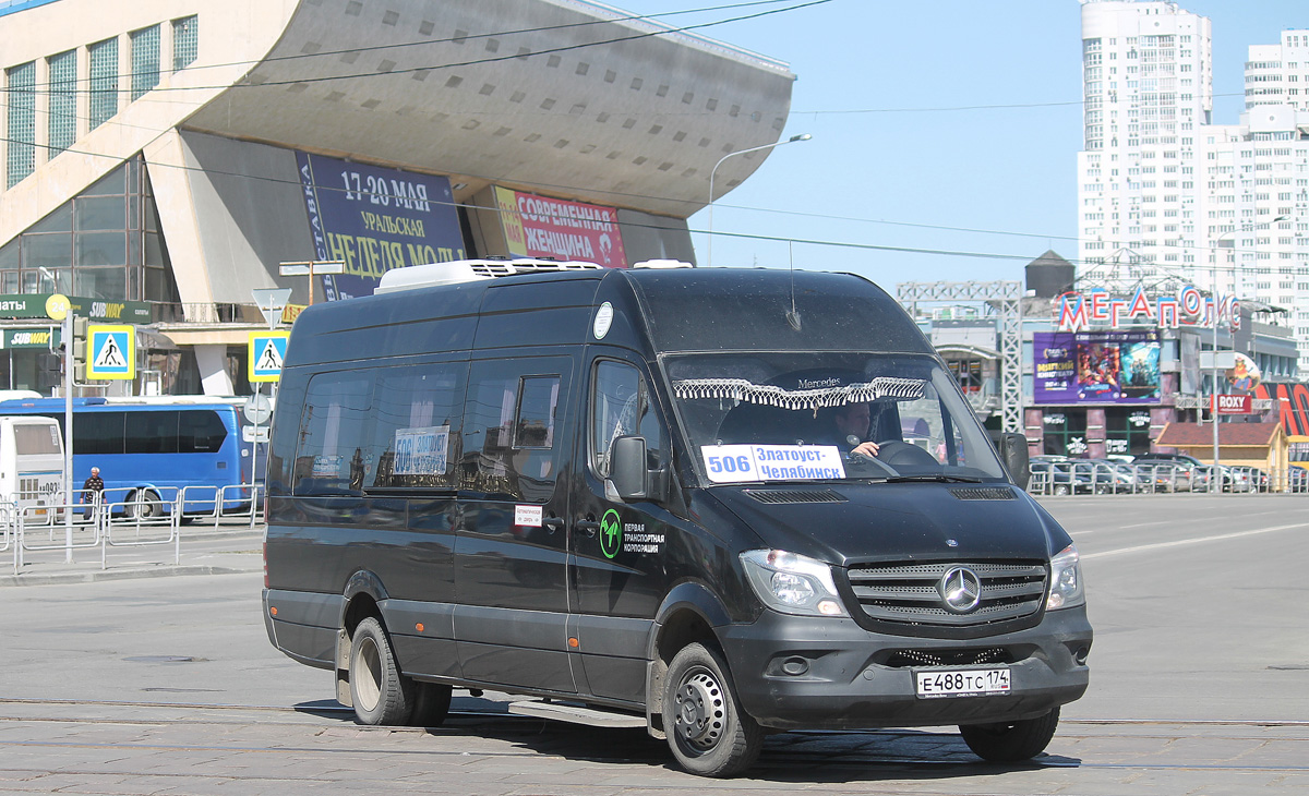 Челябинская область, Луидор-223602 (MB Sprinter) № Е 488 ТС 174