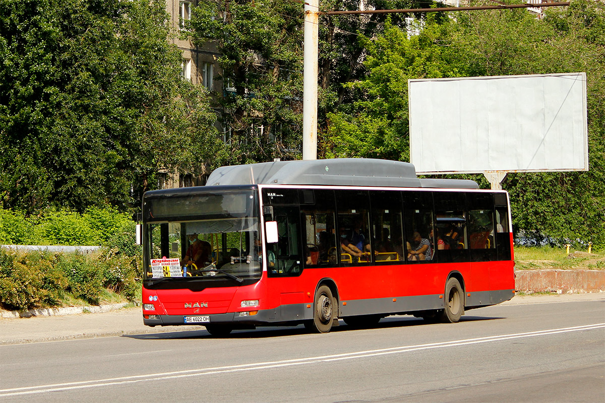 Днепропетровская область, MAN A21 Lion's City NL273 LPG № AE 6022 OH