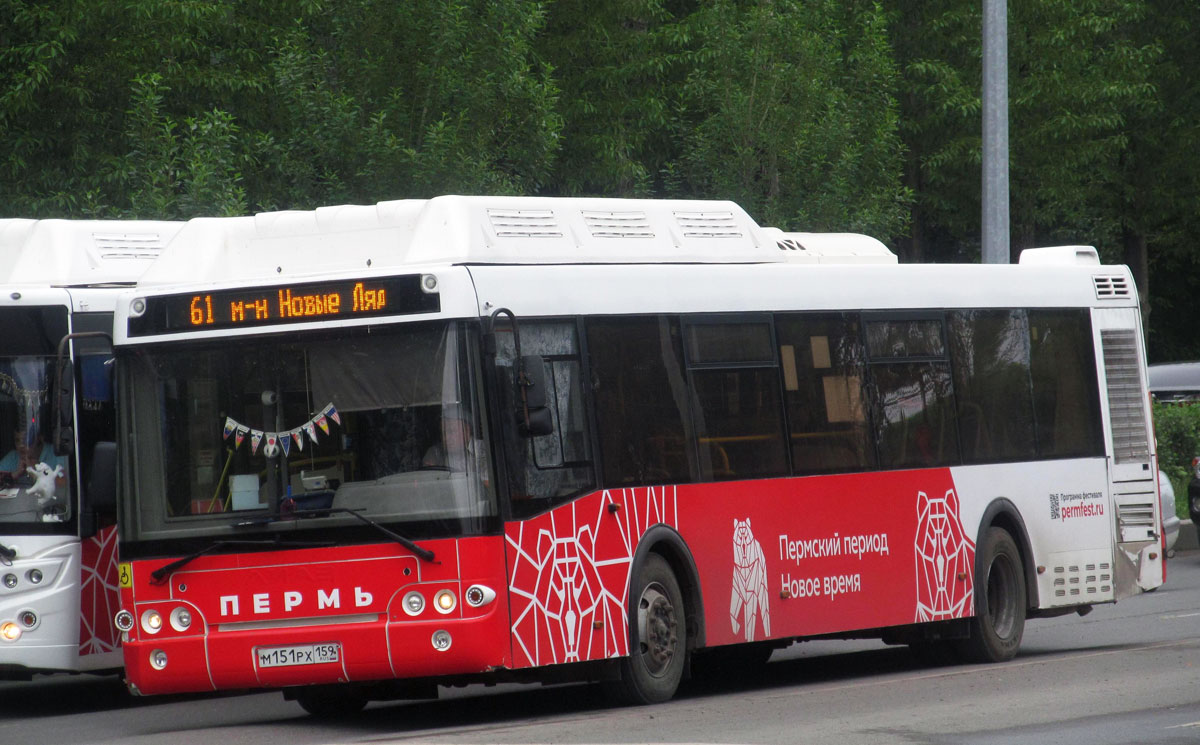 Perm region, LiAZ-5292.67 (CNG) # М 151 РХ 159