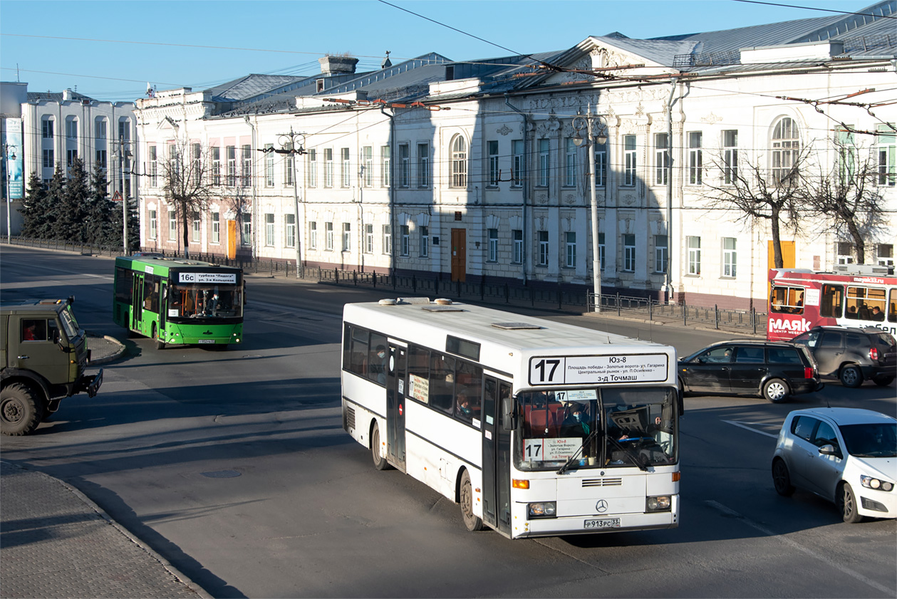 Владимирская область, Mercedes-Benz O405 № Р 913 РС 33