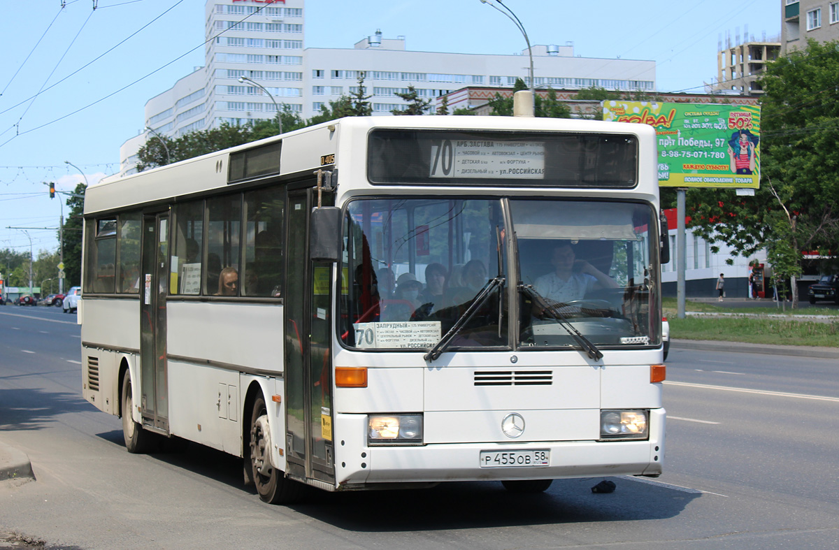 Пензенская область, Mercedes-Benz O405 № Р 455 ОВ 58